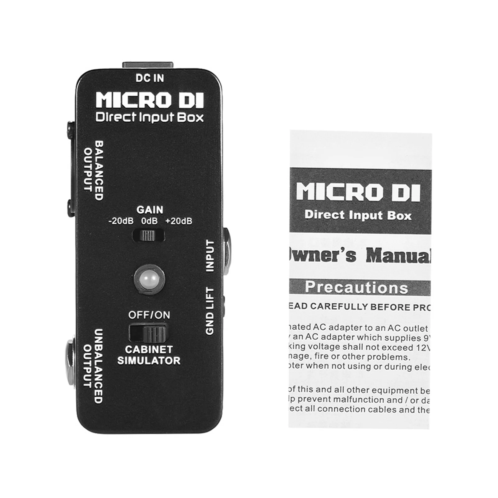Mooer Rugged Portable DI Box for Guitars 4 Mooer Rugged Portable DI Box for Guitars - Image 4
