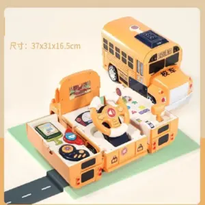 Children's Deformed School Bus Puzzle Toy Set 13 S788a3470c8ba4ff5b6d0d366cc3cf0d5P
