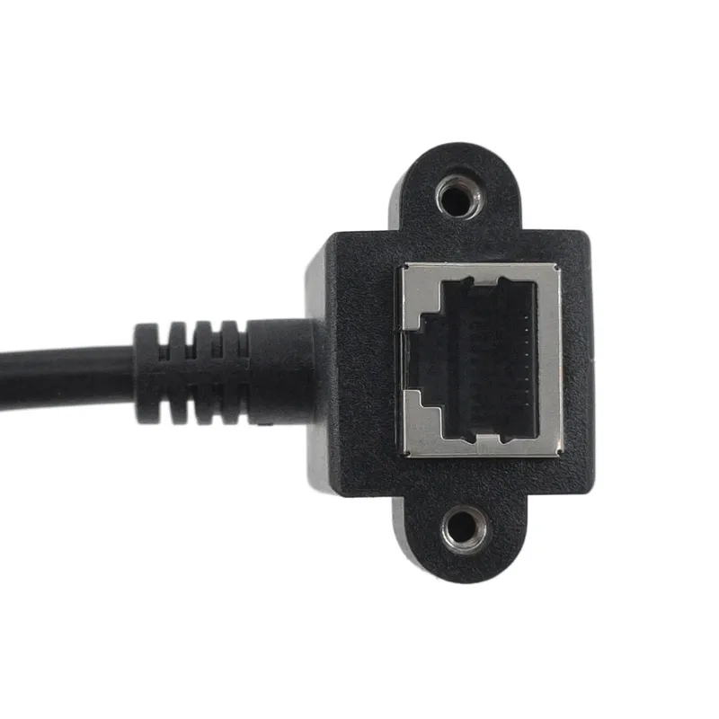 Black RJ45 Ethernet Extension Cable - 0.3m to 1.5m 4 Black RJ45 Ethernet Extension Cable - 0.3m to 1.5m - Image 4