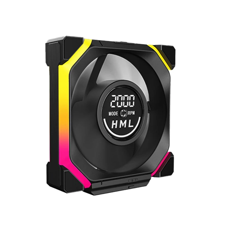 120mm ARGB PC Fan with Digital Screen 2 120mm ARGB PC Fan with Digital Screen - Image 2