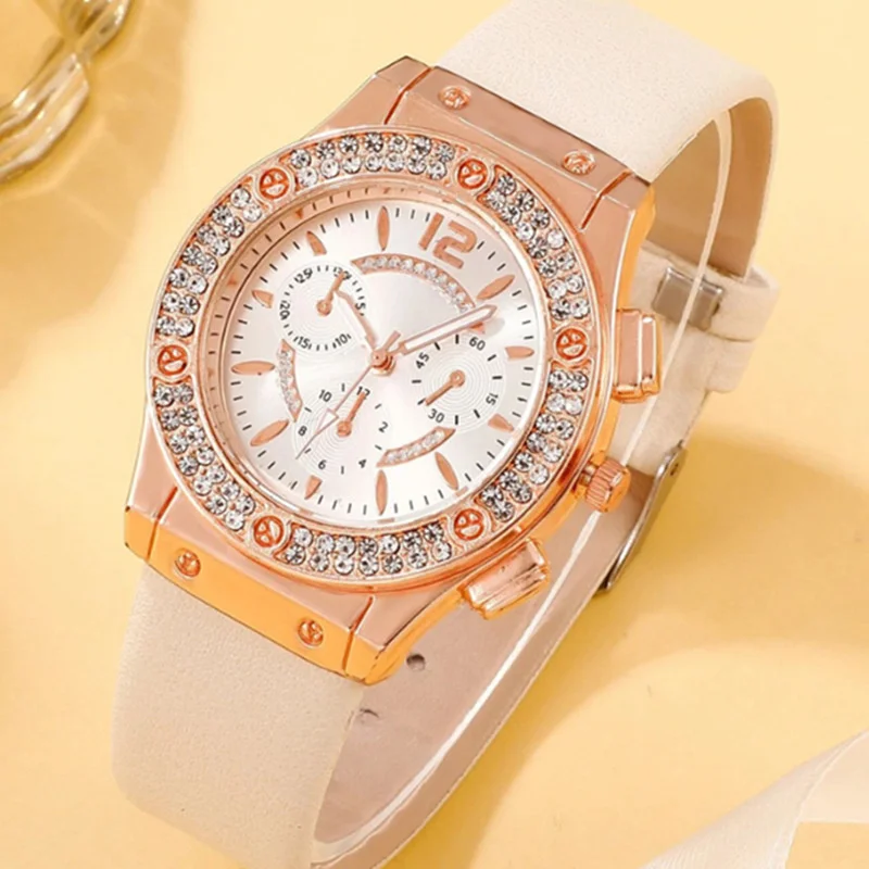 Rojozor RH-302 Elegant Rose Gold Women's Watch 5 Rojozor RH-302 Elegant Rose Gold Women's Watch - Image 5