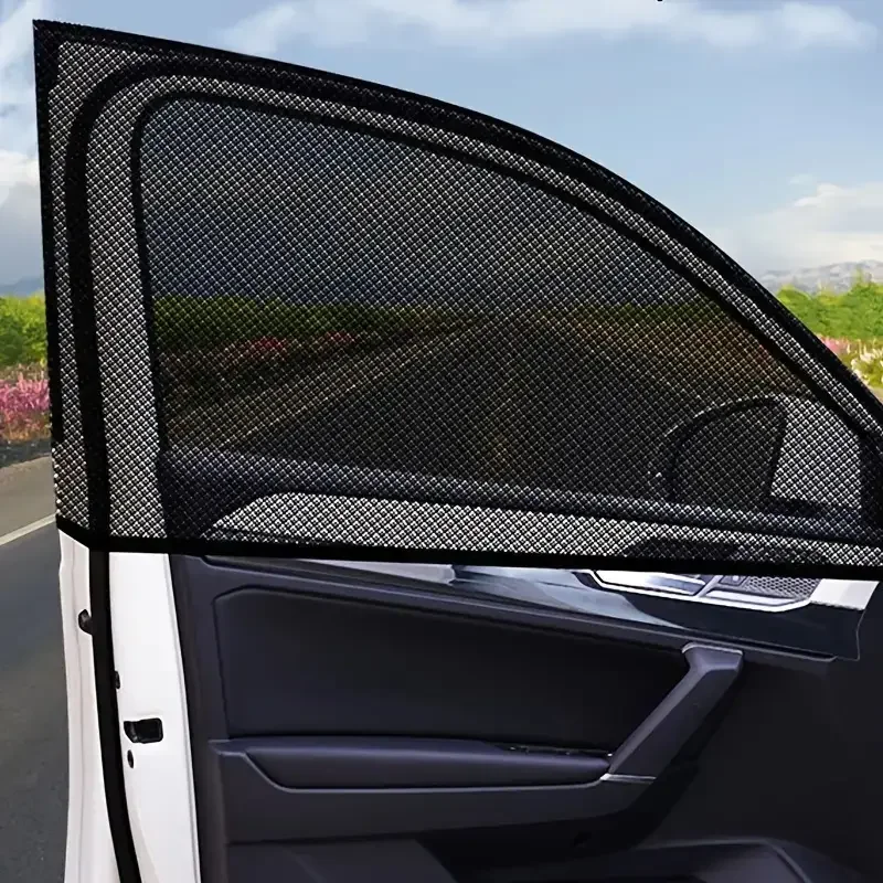 Vehicle Side Window Mesh Sunshade for Cars and SUVs 2 Vehicle Side Window Mesh Sunshade for Cars and SUVs - Image 2