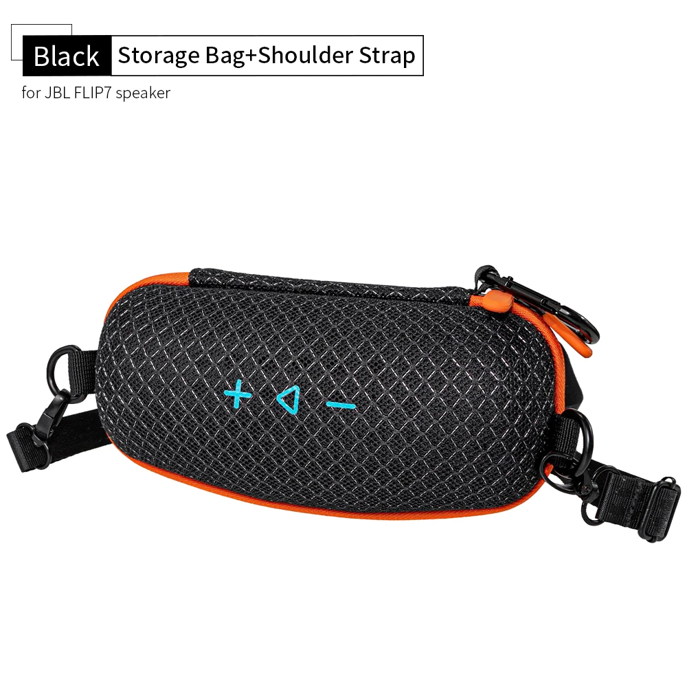 Black Semi-Transparent JBL Flip 7 Speaker Case 7 Black Semi-Transparent JBL Flip 7 Speaker Case - Image 7