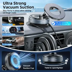 Magnetic Car Phone Holder with 360° Rotatable Arm 12 S7a8801a3794942d493b481e4e025b35f8