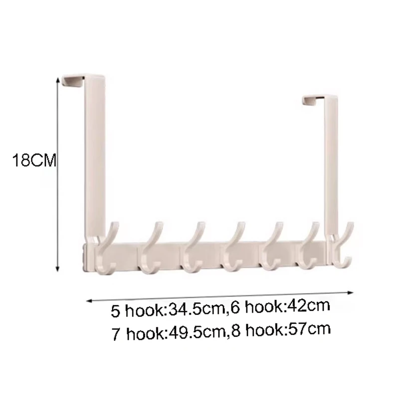 Over-the-Door Storage Organizer with Hooks 5 Over-the-Door Storage Organizer with Hooks - Image 5