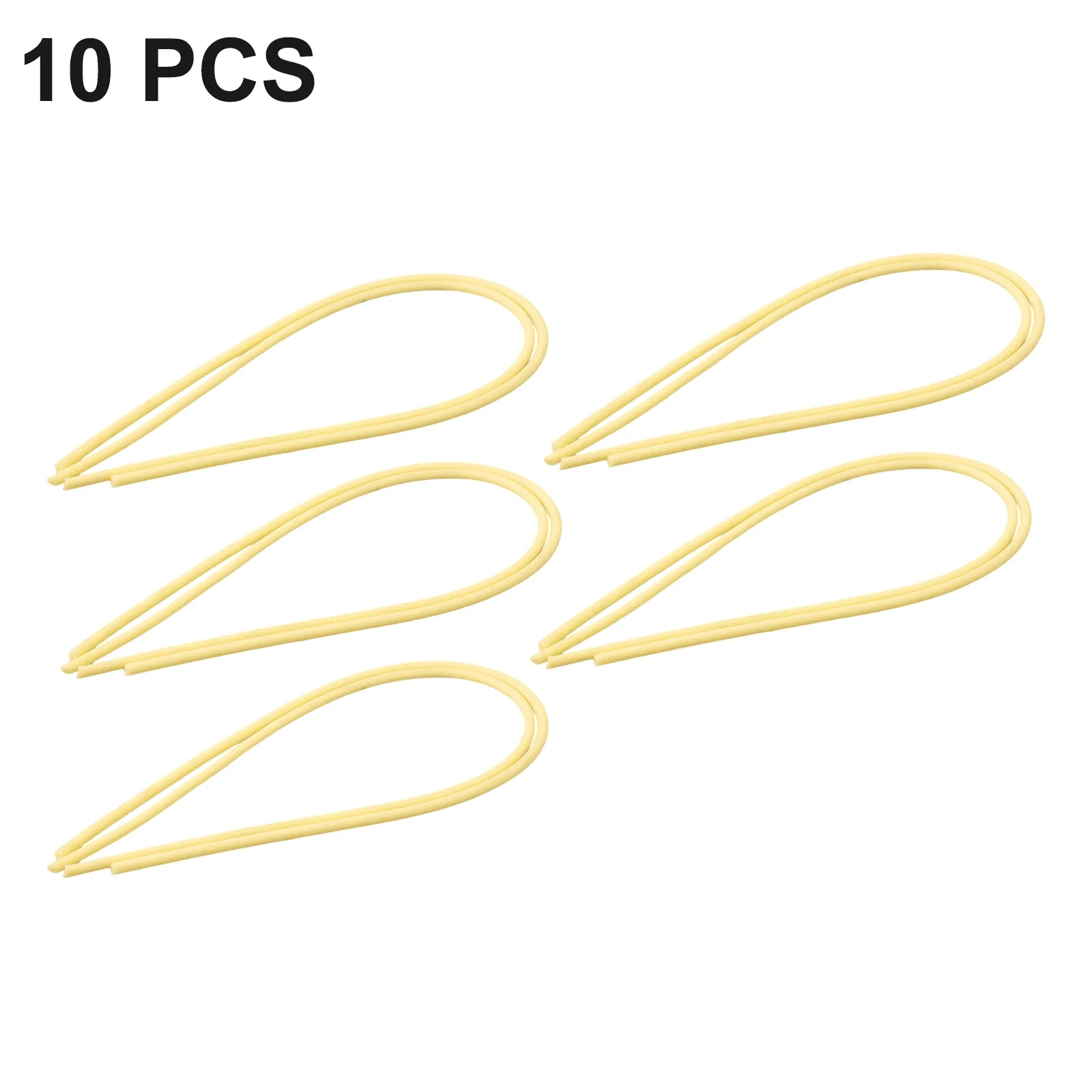 Bright Yellow Bicycle Valve Tubes Set (10 pcs) 2 Bright Yellow Bicycle Valve Tubes Set (10 pcs) - Image 2