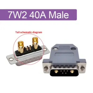 High-Current D-SUB Power Connector 20A–40A 19 S7ada552ad74042b1bfd63e95aa1e4117Y