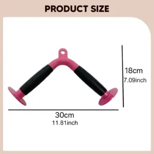 Pink and Black V-Shape Cable Handle 11 S7afa9e0559e64591b5b70b06b90fd1d39