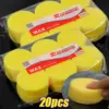 Bright Yellow Auto Detailing Foam Sponge Set