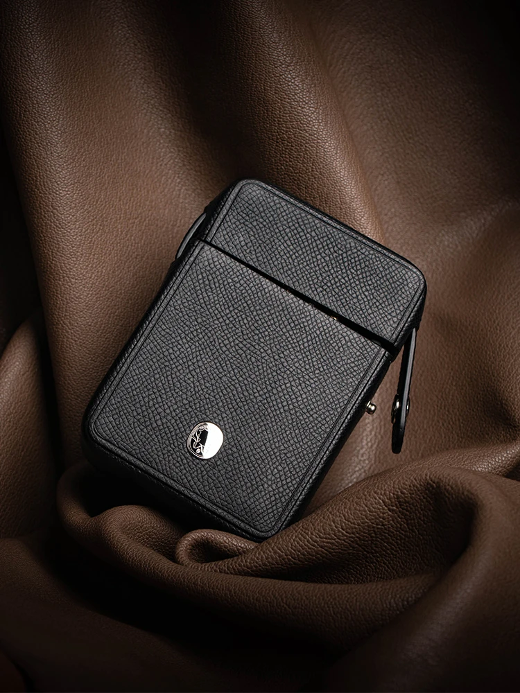 Elegant Handmade Leather Cigarette Case 4 Elegant Handmade Leather Cigarette Case - Image 4