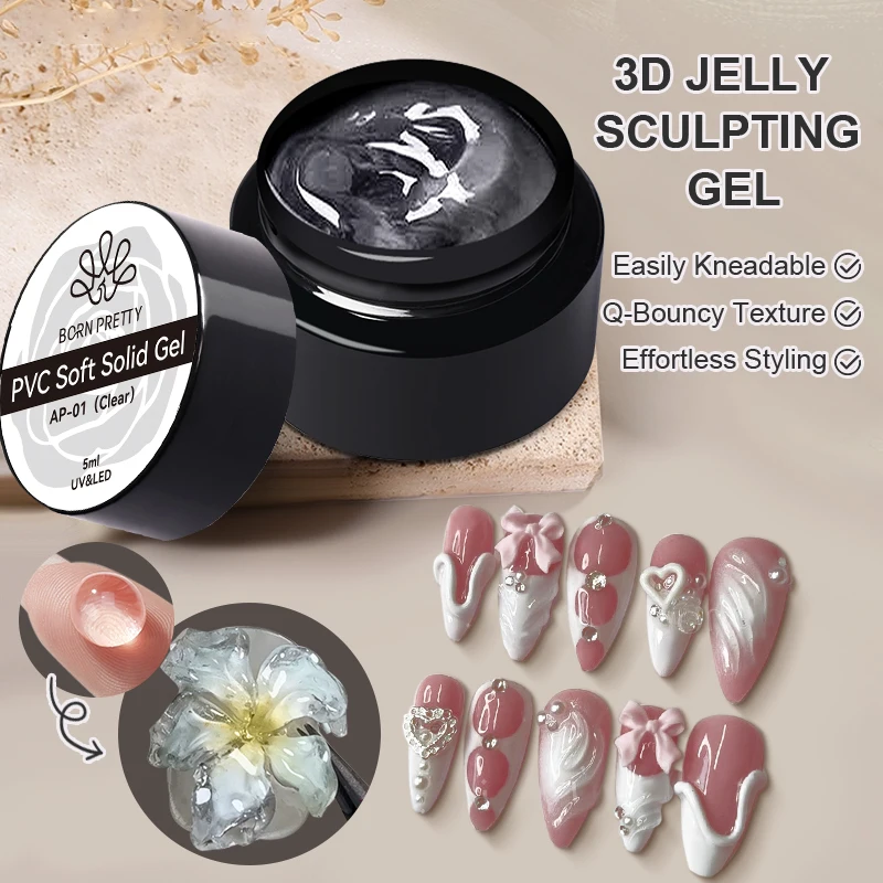Transparent 3D Jelly Sculpting Gel 5ml 1 Transparent 3D Jelly Sculpting Gel 5ml