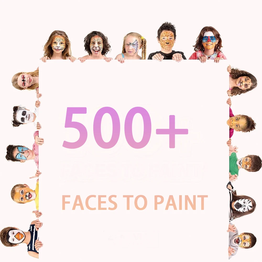 54-Color Professional Face & Body Paint Kit 6 54-Color Professional Face & Body Paint Kit - Image 6