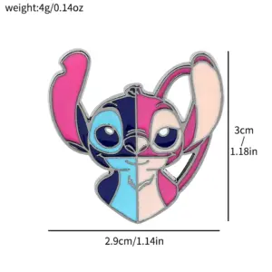 Disney Stitch & Angel Enamel Brooch Set 13 S7c48088eb07b4c8e8e24e7ee2be86e67n
