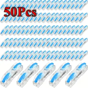 Transparent Quick-Lever Wire Connectors - 34/50/100pcs 18 S7c5d451a1c9048a09e09c0674bcdf50dH