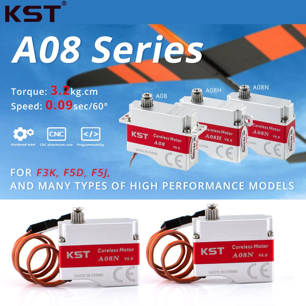 KST A08H/ A08N V6.0 Micro Servo 3.2kgf·cm 2 KST A08H/ A08N V6.0 Micro Servo 3.2kgf·cm - Image 2