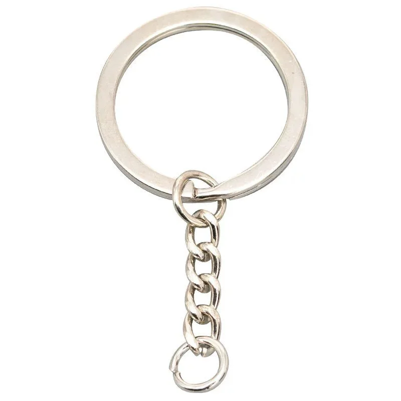 Elegant 30mm Metal Key Rings with Chains 7 Elegant 30mm Metal Key Rings with Chains - Image 7