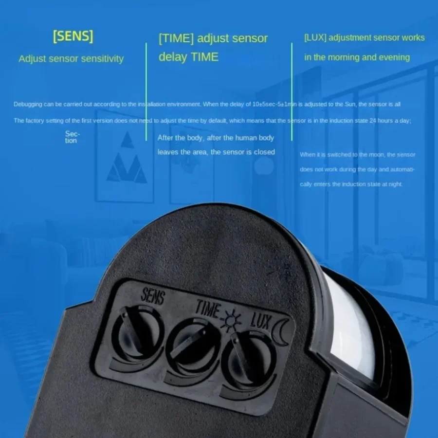 Modern PIR LED Motion Sensor Light 85-265V 3 Modern PIR LED Motion Sensor Light 85-265V - Image 3