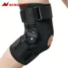 Black Hinged Knee Brace for Support