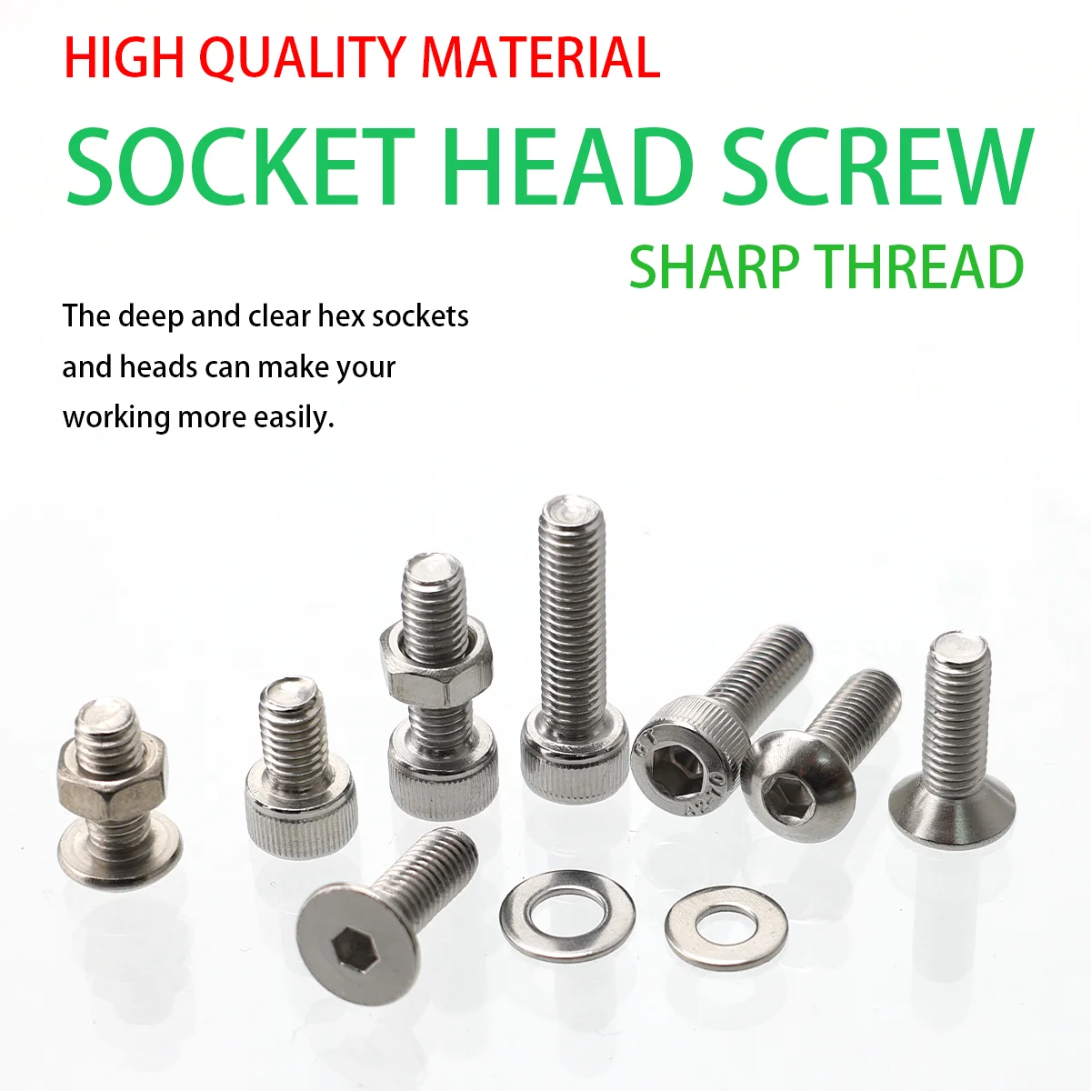 670-Piece Stainless Steel Countersunk Bolt Set 5 670-Piece Stainless Steel Countersunk Bolt Set - Image 5