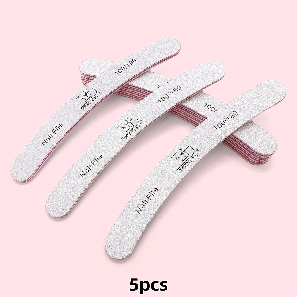 Grey Curved Nail File Set for Perfect Nails 7 Grey Curved Nail File Set for Perfect Nails - Image 7