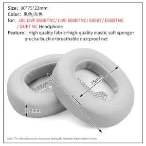 Replacement Ear Pads for JBL Headphones 10 S7d3451169a7e46cfa43a393d757db002M