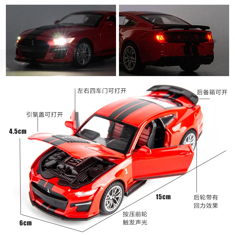 Mustang GT500 1:32 Diecast Model Collectible 4 Mustang GT500 1:32 Diecast Model Collectible - Image 4