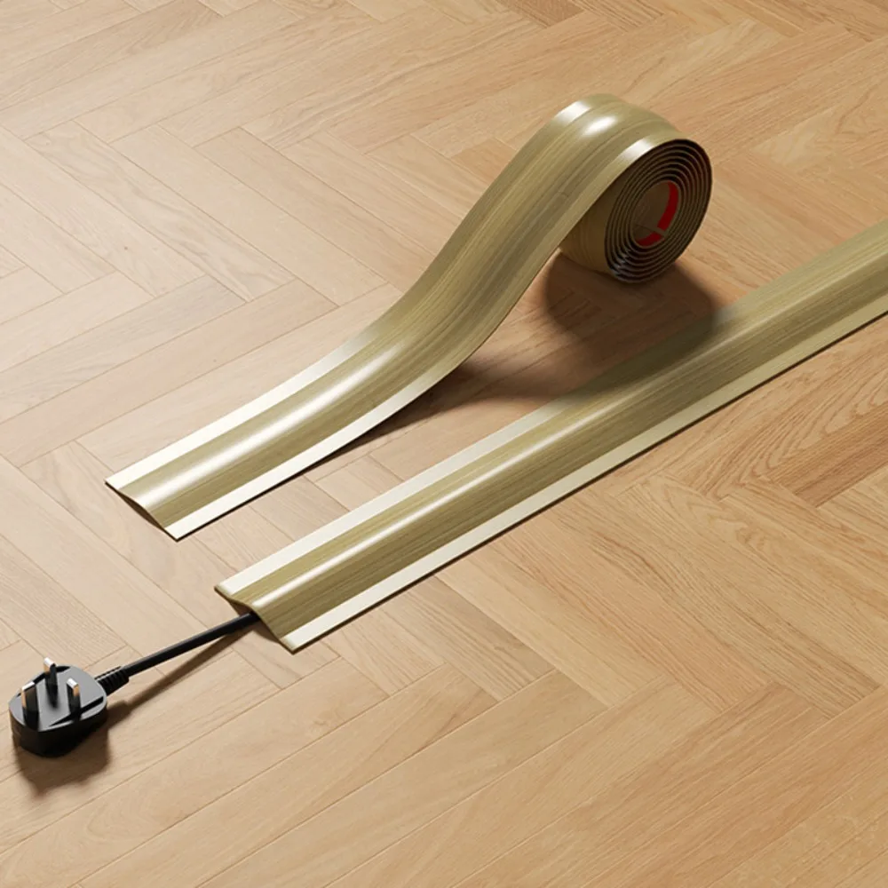 Brown PVC Cable Cover 4.2cm x 100cm 7 Brown PVC Cable Cover 4.2cm x 100cm - Image 7