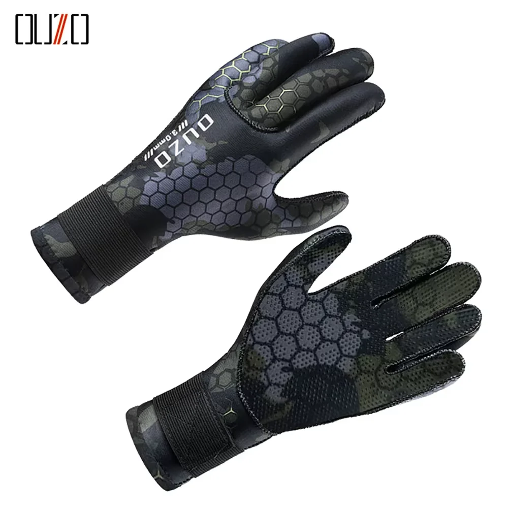 3mm Neoprene Diving Gloves with Anti-Slip Camouflage 10 3mm Neoprene Diving Gloves with Anti-Slip Camouflage - Image 10