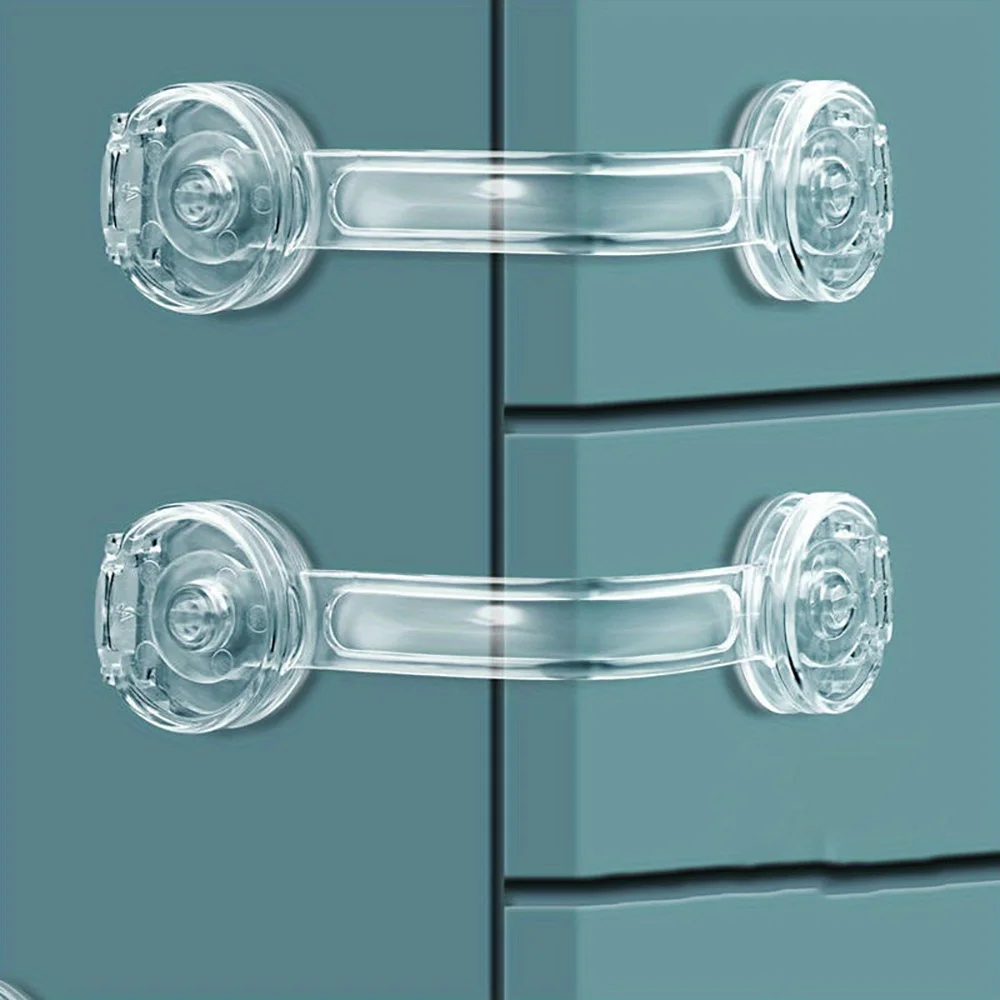 Transparent Safety Drawer Locks for Cabinets 1 Transparent Safety Drawer Locks for Cabinets