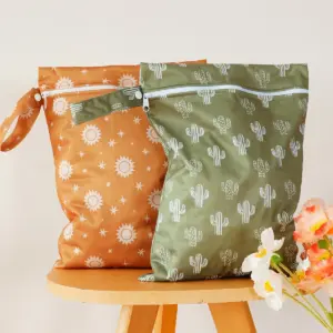 Vibrant Recycled PUL Diaper Wet Bag 28x36cm