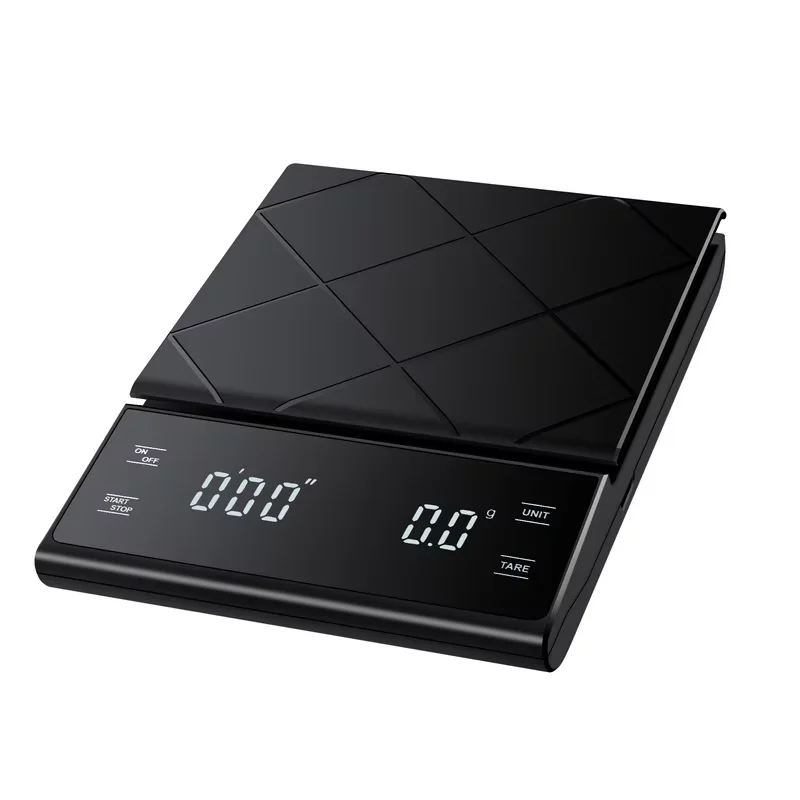 Black Digital Coffee Scale with Timer 1 Black Digital Coffee Scale with Timer