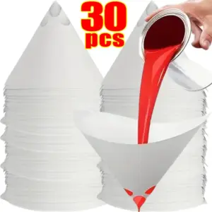 Disposable 100-Micron Paint Filters 10x15cm (Pack of 50)