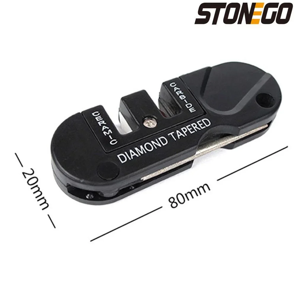 Compact Black Multifunctional Sharpening Tool 6 Compact Black Multifunctional Sharpening Tool - Image 6