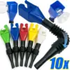 Vibrant Plastic Fuel Funnel Set for Cars & Motorcycles