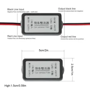 12V Car Rear Camera Rectifier for German & US Vehicles 12 S7ed47926d671488eb0b1337c82476129M