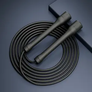 Professional Adjustable Jump Rope T100-Black/Yellow