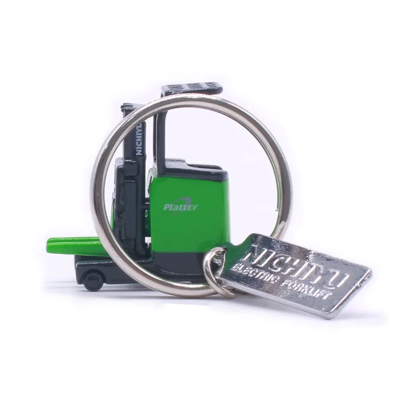 Miniature Forklift Keychain with Green Accents 2 Miniature Forklift Keychain with Green Accents - Image 2