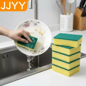 Bright 10-Piece Household Cleaning Sponge Set