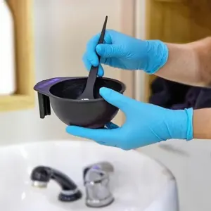 Vibrant Blue Nitrile Gloves 50/100 Pcs 15 S80382aec746f4ddd9a9236d19d211acaD