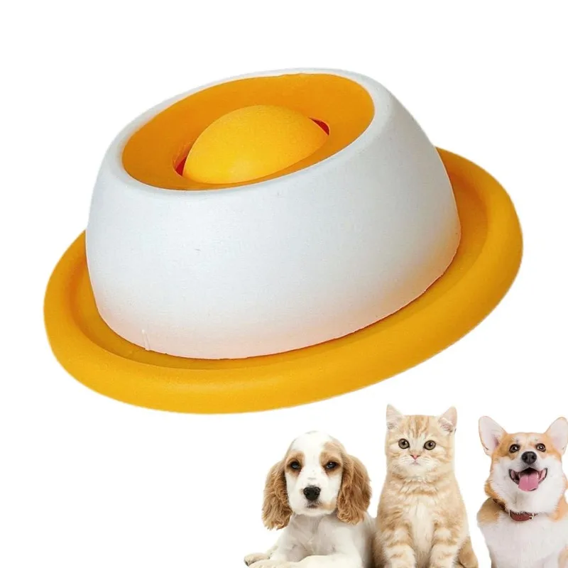 Vibrant Orange Pet Lick Toy for Cats and Puppies 3 Vibrant Orange Pet Lick Toy for Cats and Puppies - Image 3