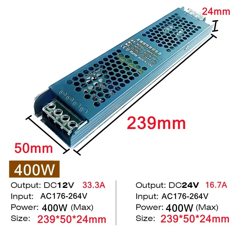 Ultra-Thin 60W-400W LED Power Supply 7 Ultra-Thin 60W-400W LED Power Supply - Image 7