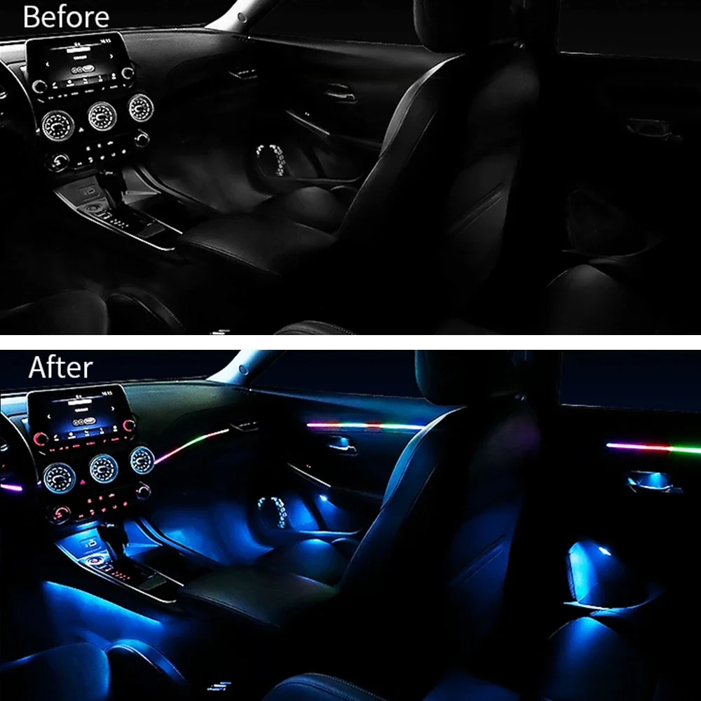 18IN1 RGB Car Ambient Lighting System 5 18IN1 RGB Car Ambient Lighting System - Image 5