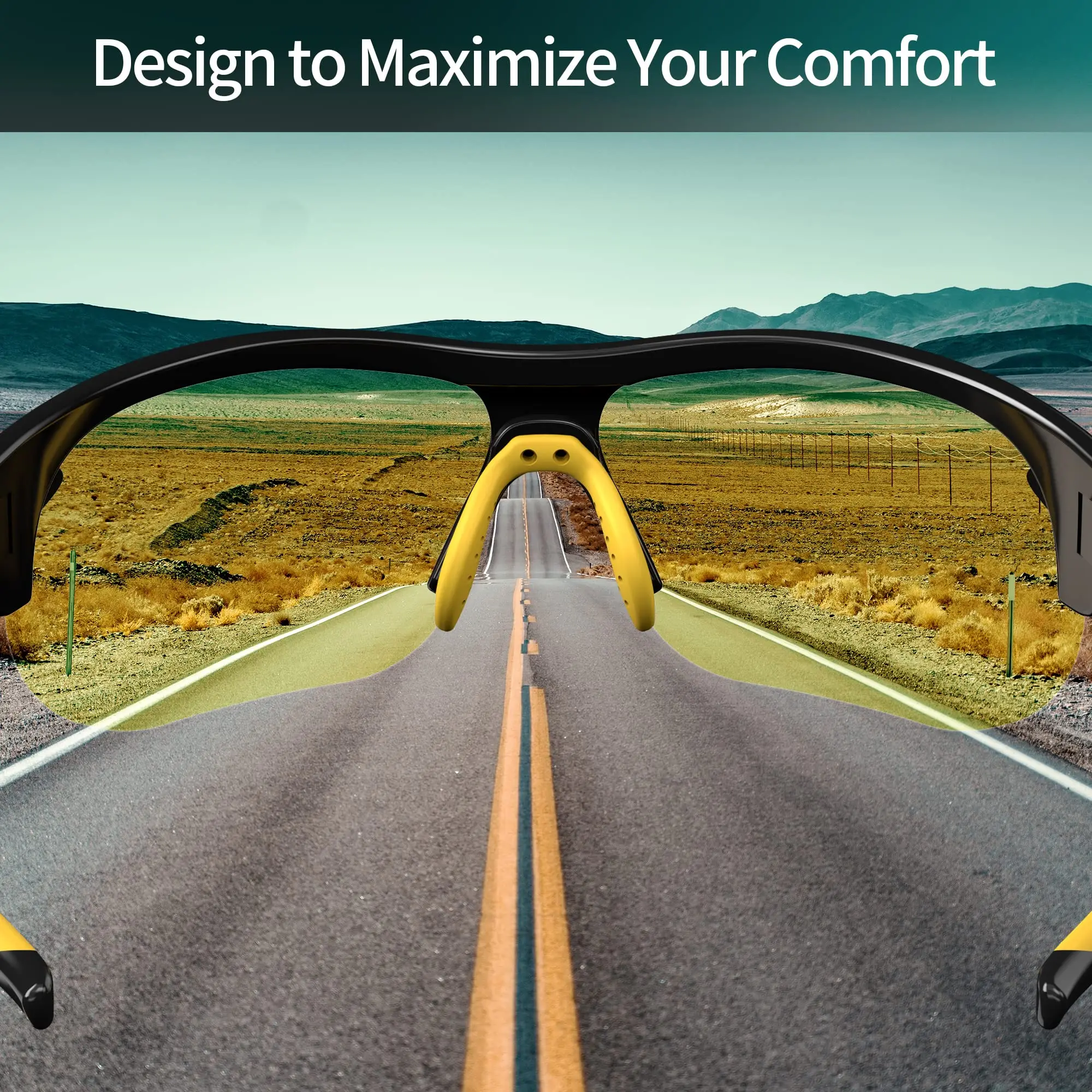 Unisex Outdoor Sports Glasses with HD Lenses 5 Unisex Outdoor Sports Glasses with HD Lenses - Image 5