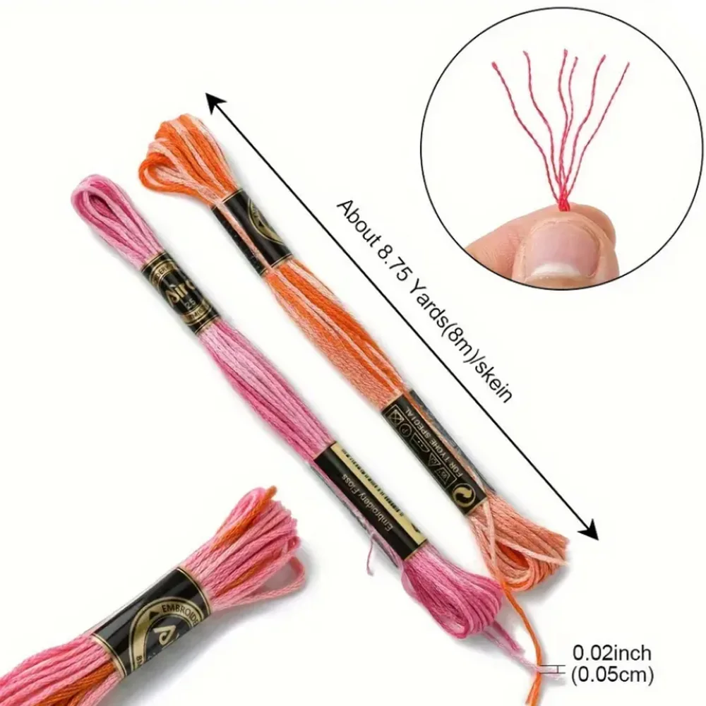 Gradient Embroidery Floss Set by Jiro (12 Skeins) 3 Gradient Embroidery Floss Set by Jiro (12 Skeins) - Image 3