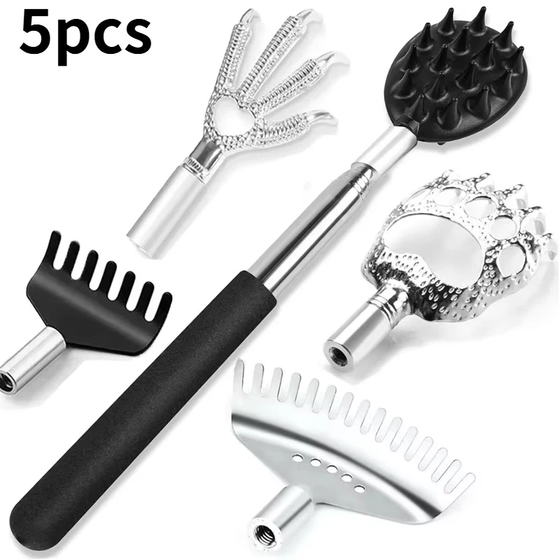Stainless Steel Telescopic Back Scratchers Set 10 Stainless Steel Telescopic Back Scratchers Set - Image 10