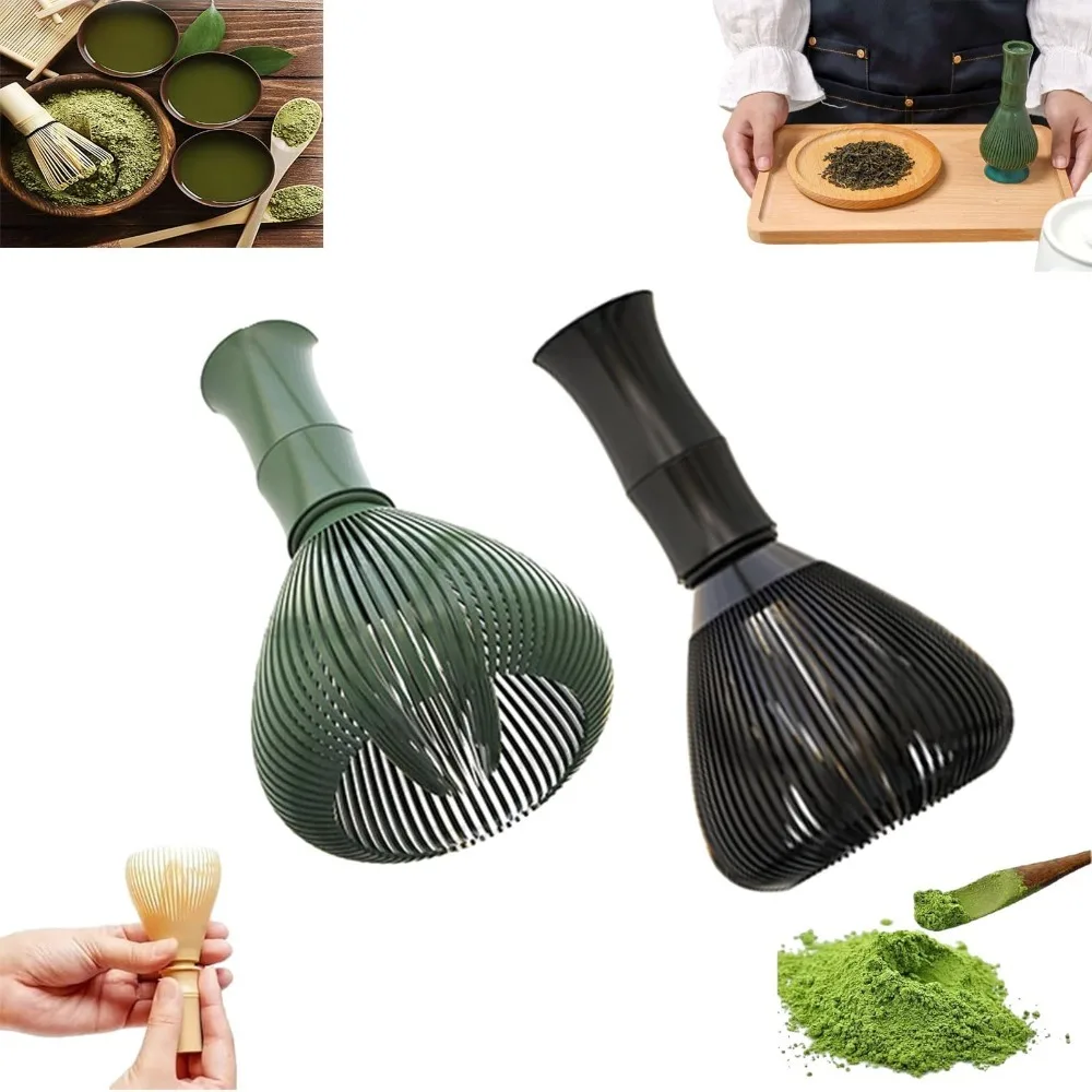 Reusable Matcha Whisk with Ceramic Stand 5 Reusable Matcha Whisk with Ceramic Stand - Image 5