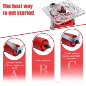 Red 650W Electric Wood Router for Precise Craftsmanship 10 S828977d9fe9a4a2c80b40cbbf6407f15m