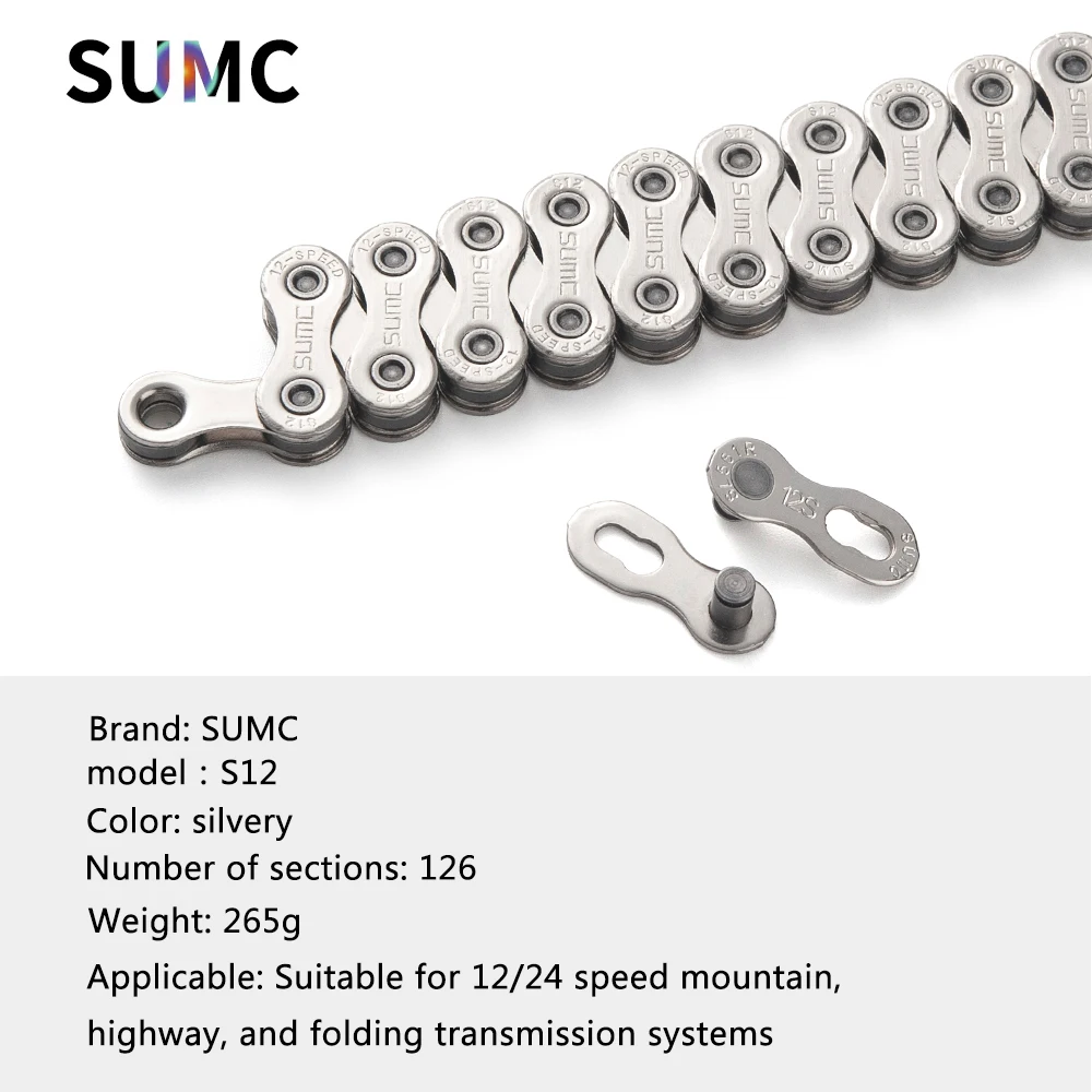 SUMC 8-12 Speed Bicycle Chain for All Drivetrains 10 SUMC 8-12 Speed Bicycle Chain for All Drivetrains - Image 10