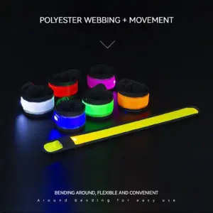 Vibrant LED Luminous Safety Bracelet 11 S82ed34e160374ff0b982524e2cdb7d3e9