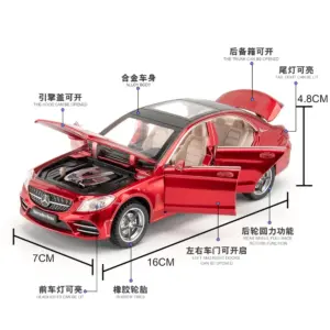 1:32 Mercedes-Benz E-Class Diecast Model 12 S836401f8185a43e399a12b6eb970f17eg